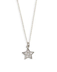 Petite Diamond Star Charm Andrea Bonelli 14k White Gold