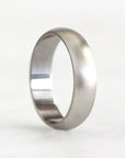 Silver Half Round Band 5mm Andrea Bonelli Jewelry