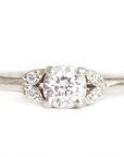 Quinn GIA Diamond Ring Andrea Bonelli 14k White Gold