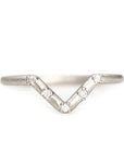 Peak Diamond Ring Andrea Bonelli 14k White Gold