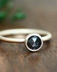pepper diamond bezel ring Andrea Bonelli Jewelry