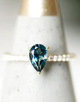 Annalise London Blue Topaz Ring Andrea Bonelli Jewelry 