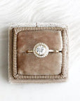 Brie Halo GIA Diamond Ring Andrea Bonelli