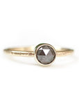 rose cut diamond twig ring Andrea Bonelli Jewelry