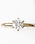 Claire Moissanite Ring Andrea Bonelli