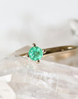 Petit Lola Emerald Ring Andrea Bonelli Jewelry