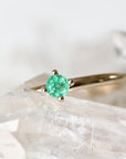 Petit Lola Emerald Ring Andrea Bonelli Jewelry 