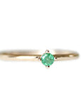 Petit Lola Emerald Ring Andrea Bonelli Jewelry 