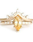 Tryst Citrine + Diamond Ring Andrea Bonelli Jewelry