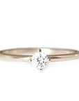 Lola GIA Diamond Ring .25ct Andrea Bonelli Jewelry 14k Rose Gold