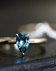 Tristan Pear Topaz Ring Andrea Bonelli