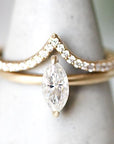 Creste Diamond Chevron Ring Andrea Bonelli