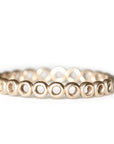 Open Circle Band Andrea Bonelli Jewelry 14k Yellow Gold