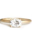 Isara GIA Diamond Ring Andrea Bonelli 14k Yellow Gold