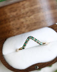 Peak Nove Emerald Ring Andrea Bonelli 