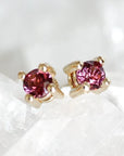 Rhodolite Garnet Studs Andrea Bonelli Jewelry