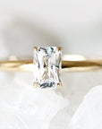 Ava Moissanite Ring Andrea Bonelli Jewelry