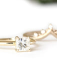 Suri Moissanite Ring 6mm Andrea Bonelli