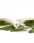 Creste Diamond Chevron Ring Andrea Bonelli