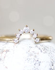 Stella Halo Moissanite Ring Andrea Bonelli