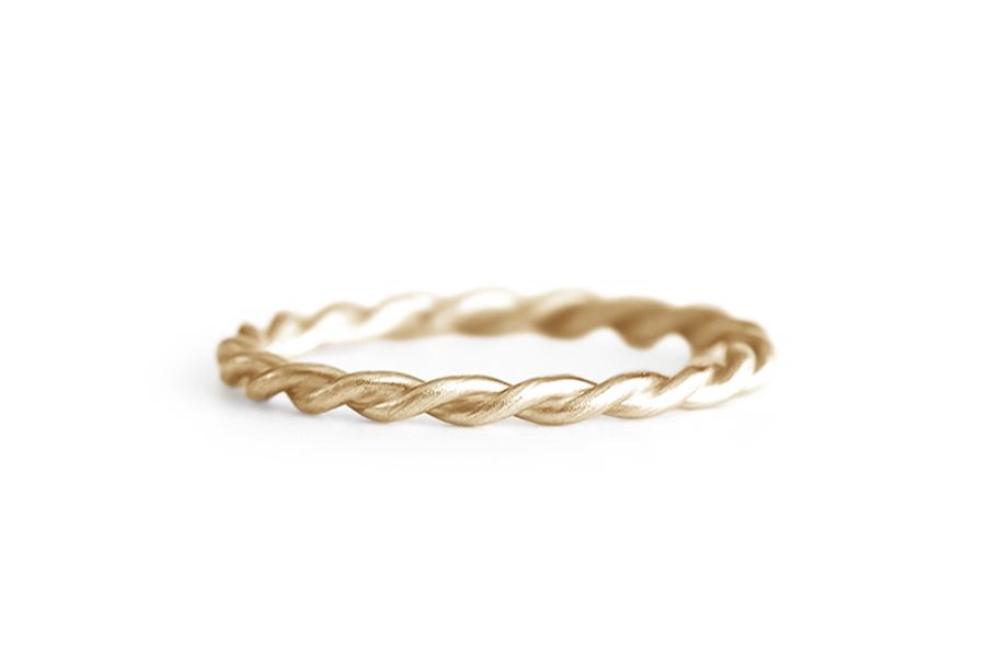 14k gold twist ring – Andrea Bonelli