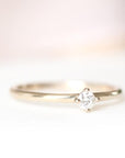 Petit Lola Moissanite Ring Andrea Bonelli Jewelry