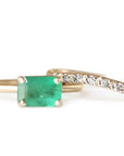 Primrose Salt + Pepper Diamond Ring Andrea Bonelli