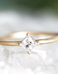 Tavi Moissanite Ring 4mm Andrea Bonelli