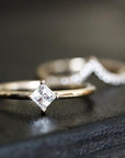 Tavi Moissanite Ring 4mm Andrea Bonelli