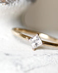 Tavi Moissanite Ring 4mm Andrea Bonelli