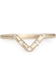 Peak Diamond Ring Andrea Bonelli 14k Yellow Gold