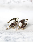 terra diamond droplet earrings Andrea Bonelli Jewelry