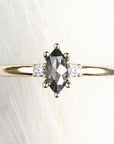Mira Salt & Pepper Diamond Ring Andrea Bonelli