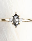 Mira Salt & Pepper Diamond Ring Andrea Bonelli 