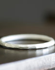 Silver Rustic Carved Ring Andrea Bonelli Jewelry