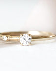 Duette Moissanite Ring Andrea Bonelli 