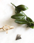 Salt and Pepper Kite Diamond Ring Andrea Bonelli Jewelry