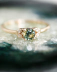 Quinn Parti Sapphire Ring Andrea Bonelli