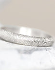 Silver Stardust Band 3mm Andrea Bonelli Jewelry 