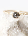 Avium Rose Cut Diamond Ring Andrea Bonelli Jewelry 