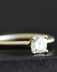 Custom Order Deposit 14k cushion moissanite engagement ring Andrea Bonelli