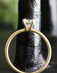 Final Balance 14k Cushion Moissanite Engagement Ring Andrea Bonelli