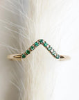 Peak Nove Emerald Ring Andrea Bonelli 