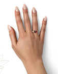 Bella Rhodolite Garnet Ring Andrea Bonelli Jewelry 