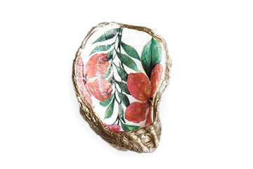 Tropical Hibiscus Oyster Shell Grit & Grace Studio Tropical Hibiscus