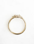 Isobel Halo Moissanite Ring Andrea Bonelli Jewelry