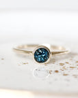 Zoe London Blue Topaz Ring Andrea Bonelli Jewelry