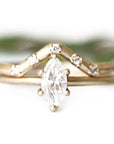 Mia Moissanite Ring Andrea Bonelli Jewelry 