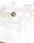 Rose Cut Green and White Diamond Cuff Andrea Bonelli Jewelry
