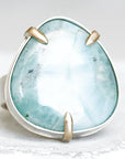 Mixed Metals Larimar Ring Andrea Bonelli Jewelry